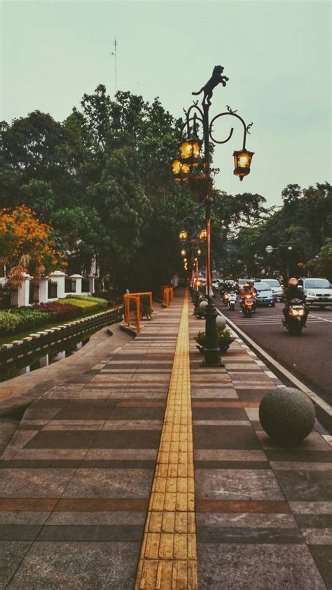 A Trotoar In Bandung West Java Indonesia Landscape Photography Sky