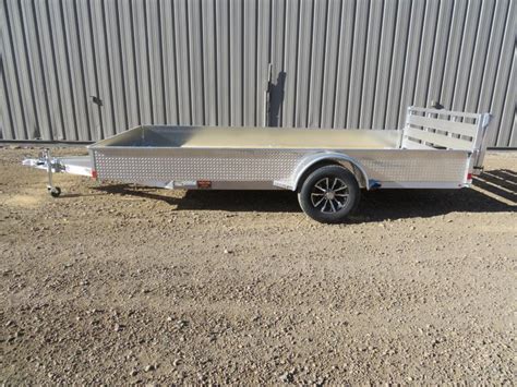 2024 H And H Trailer 82 X 14 Aluminum Utility Trailer H8214SSA 030