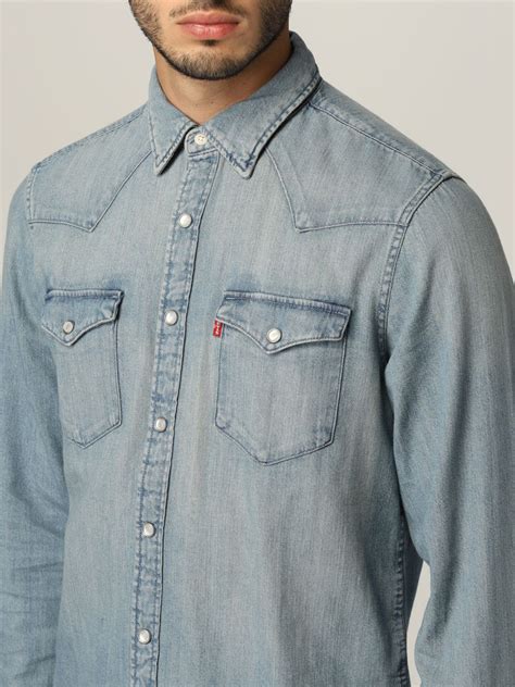 Levis Shirt Men Shirt Levis Men Grey Shirt Levis 857440001