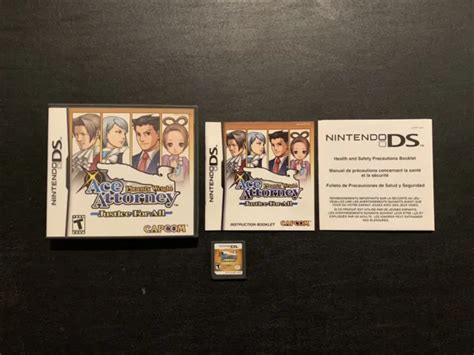 PHOENIX WRIGHT ACE Attorney Justice For All Nintendo DS 2007 CIB