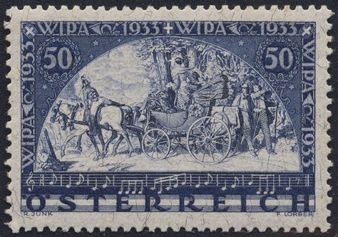 Austria 1933 WIPA Stamp From Block With Box Perforation Catawiki