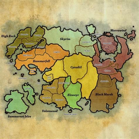 [Media] ESO map with province and zone borders (x-post r ...