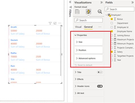 Power Bi Format Multi Row Card Geeksforgeeks