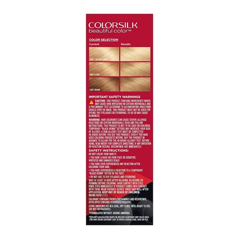 Revlon Colorsilk Permanent Blonde Hair Dye Pack Of 3 81 Light Blonde Ammonia Free With