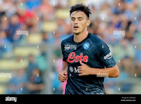 Ssc Napoli S Macedonian Midfielder Eljif Elmas Looks During Friendly