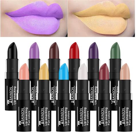 12 Colors Matte Lipstick Batom Mate Makeup Waterproof Sexy Red Lip Tint