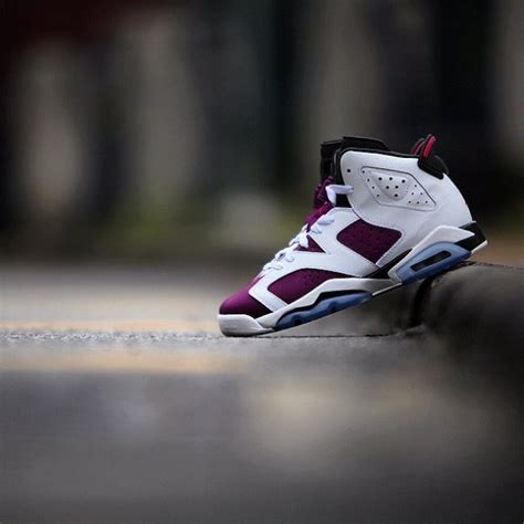 Air Jordan 6 Gs ＂bright Grape＂ 白紫葡萄美图欣赏 Aj6女款女鞋543390 127 球鞋资讯