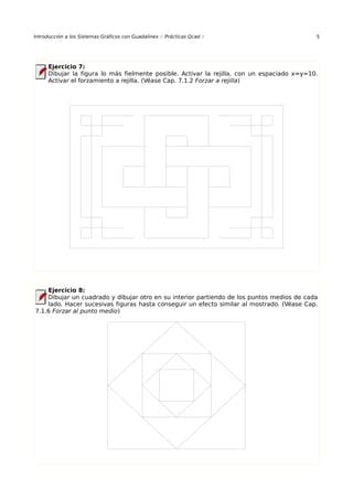 Ejercicios Qcad PDF