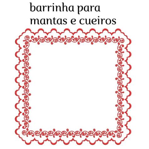 Matriz De Bordado Barrinha Arabescos Para Mantas E Cueiros Shop