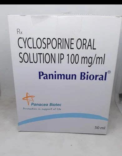 Cyclosporine Oral Solution 100mgml At Rs 4612piece Cyclosporine