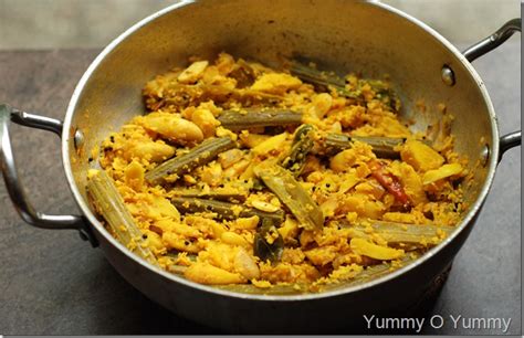 Chakkakuru Muringakka Thoran Jackfruit Seed And Drumstick Stir Fry With Coconut Yummy O Yummy