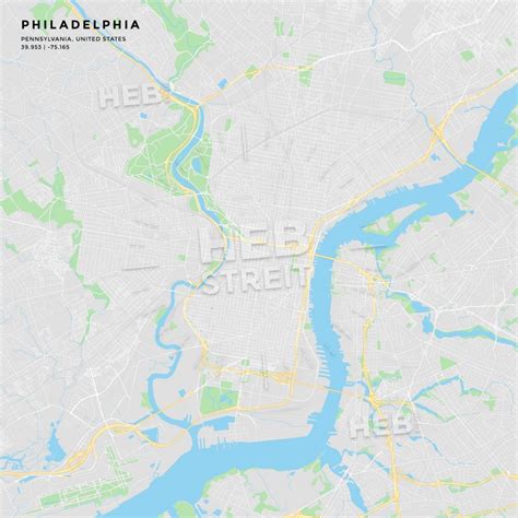 Philadelphia Street Map Printable | Printable Maps