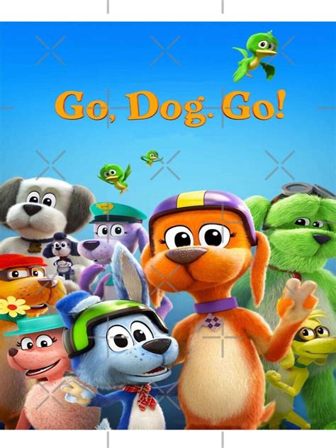 "Funny go dog go gift for fans go dog go netflix go dog go characters ...