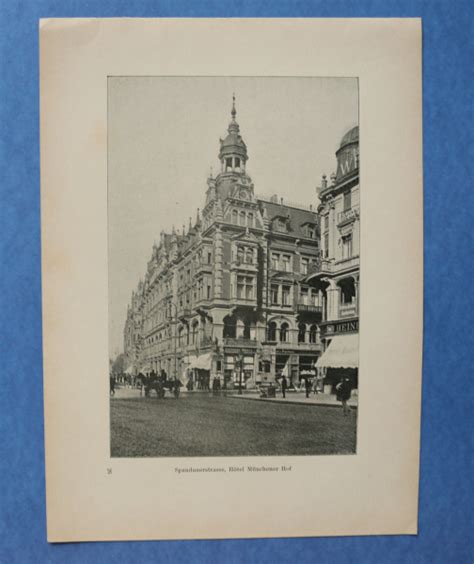 Ansichtskarten Design Kunst Blatt Architektur Berlin 1898 Hotel