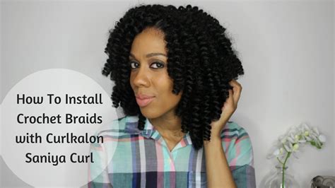 How To Install Crochet Braids Curlkalon Saniya Curl YouTube