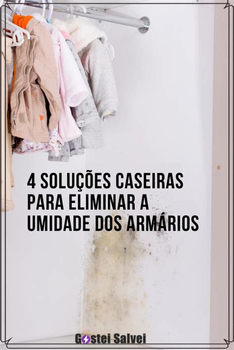 4 Soluções caseiras para eliminar a umidade dos armários GosteiSalvei