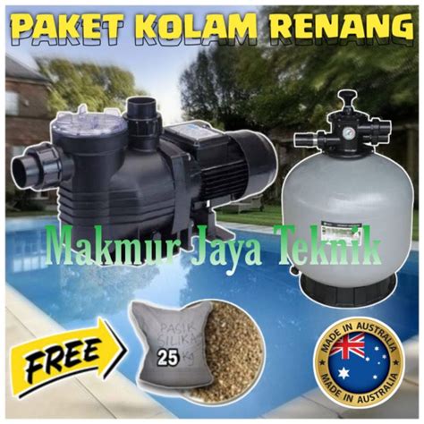 Jual Pompa Air Kolam Renang Waterco Supastream 75 3 4Hp Plus Sand