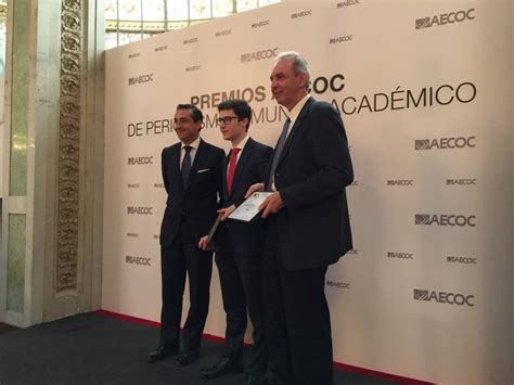 Un Estudiante De La Escuela Recibe El Primer Premio AECOC Por Su TFG