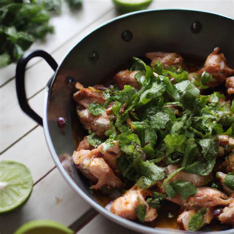 Receta De Pollo Con Lima Y Cilantro