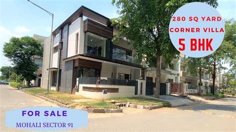 Corner Duplex Luxurious Villa 5 Bhk Sector 91 Mohali 280 Sq