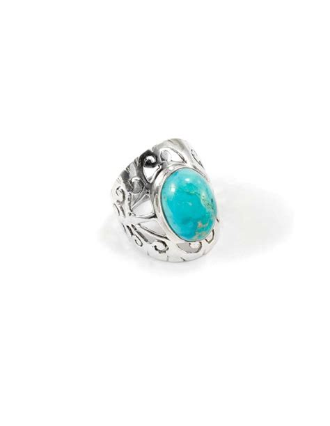 Hand Carved Silver and Stone Ring - Boutique Nirvana