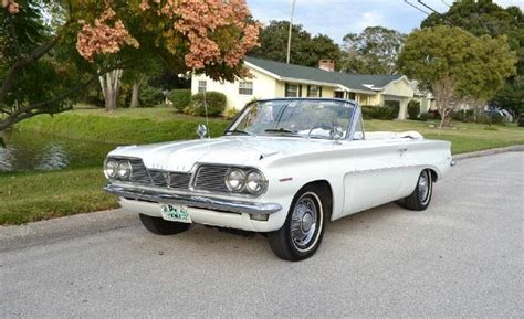 Collectors 1962 Pontiac Tempest Lemans Convertible Power Top Cameo Ivory Clean Classic