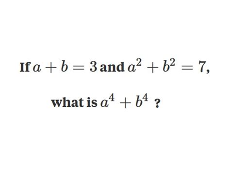 Picture Math Olympiad Algebra Math Competition