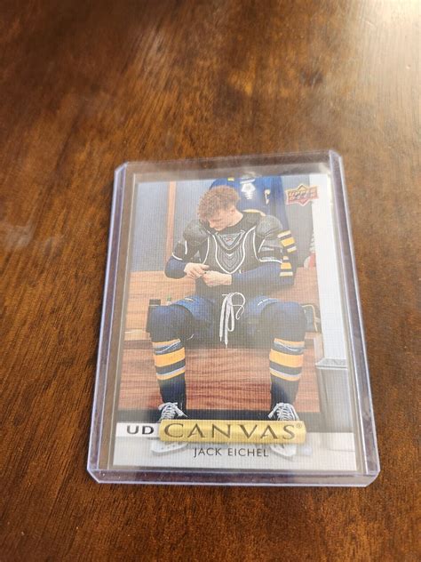 2019 20 Upper Deck UD Canvas C7 Jack Eichel For Sale Online EBay