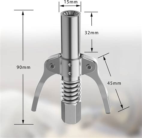 LightBeacon Raccord de Pistolet à Graisse G Coupler Embout Pompe à