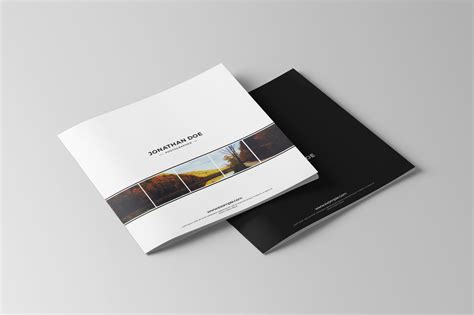 Square Portfolio Brochure By ShapShapy TheHungryJPEG