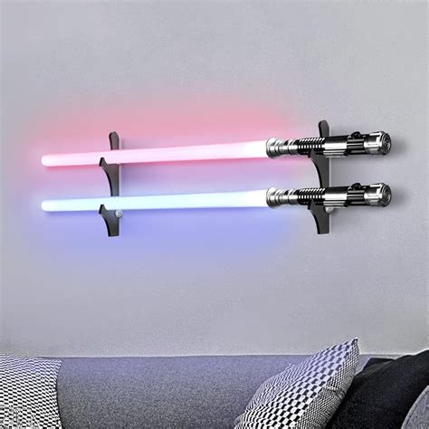 Topnew Lightsaber Stand Holder Wall Mount Acrylic Wall Display Rack