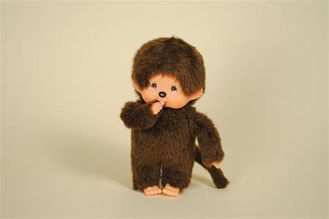 Peluche Kiki Le Vrai Singe Ajena Nounours Coeur De Doudou