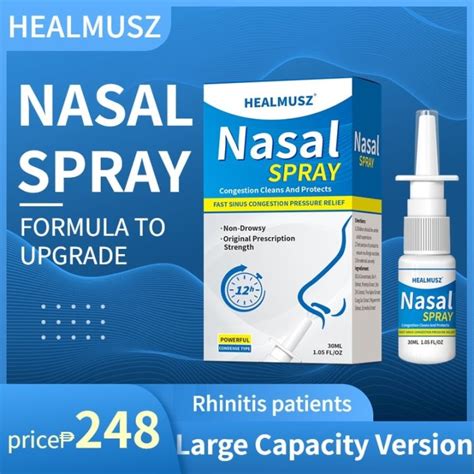 Nasal Spray sinusitis spray Chronic Rhinitis spray for kids adults ...