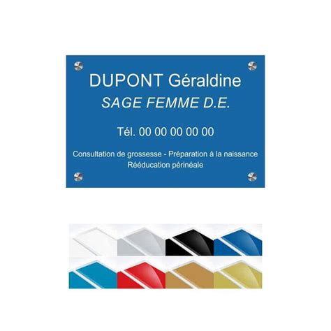 Plaque Grav E Plexi Couleur X Cm Lignes