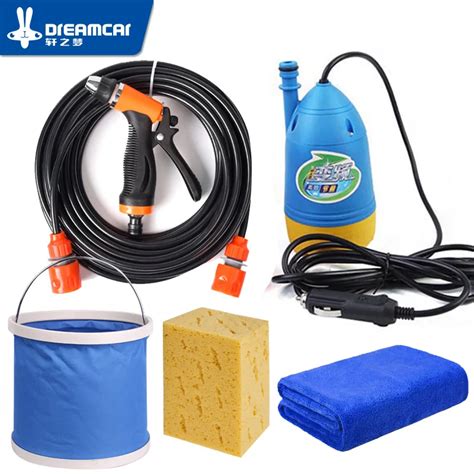 High Pressure 12v Washing Machine Car Portable Car Wash Device Household Washing Pump Car Tools