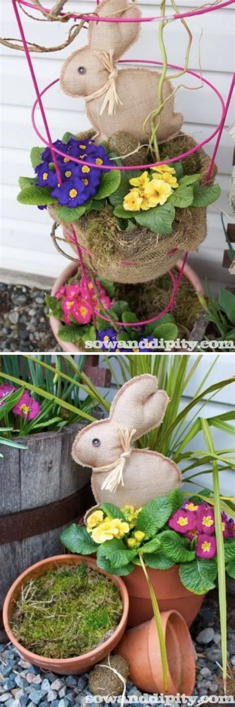 Homemade Diy Outdoor Easter Decorations Add Color And Fun To Your Yard