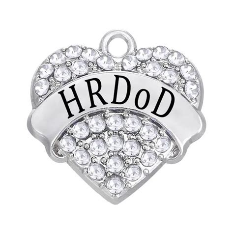 Personalized Engraved Names Words Hearts Shaped Rhinestone Charms & Pendants Metal Jewelry ...