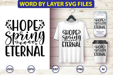 Hope Spring Eternal Svg Vector Cut Files Graphic By Craftartdigital21