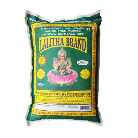 Kg Lalitha Brand Sortexed Hmt Rice Packaging Type Pp Bag At