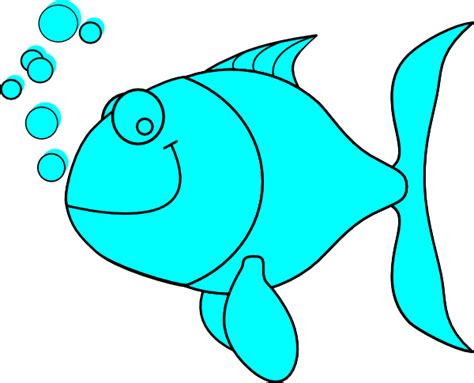 Blue Fish Clip Art at Clker.com - vector clip art online, royalty free ...