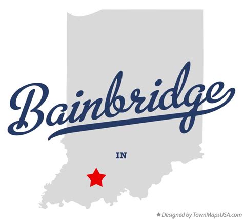 Map of Bainbridge, Dubois County, IN, Indiana