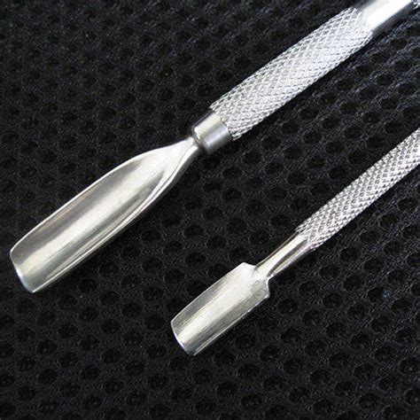 Stainless Steel Nail Cuticle Spoon Pusher Remover Cutter Etsy