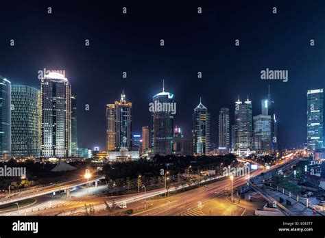 the modern building of the lujiazui financial centre in shanghai china ... 