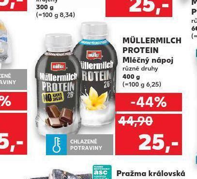 Müller milch protein mléčný nápoj nabídka v Kaufland