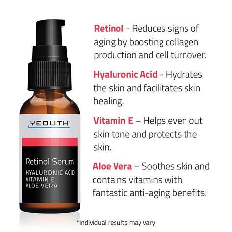 Retinol Serum 2 5 With Hyaluronic Acid Aloe Vera Vitamin E Boost