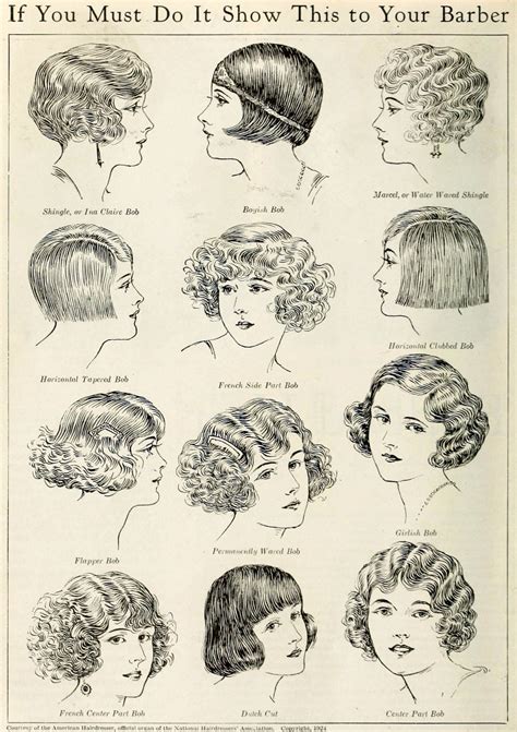 Popular Vintage 1920s Hairstyles For Women Including The Classic Bob