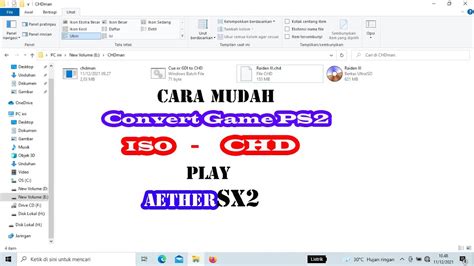 Cara Mudah Convert File Ps2 Iso Ke Chd YouTube