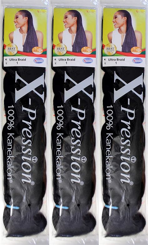 X Pression Xpression Ultra Hair Braid Braiding Extension Choice Of Colours 6 Medium Brown