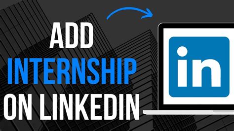 How To Add Internship On Linkedin Quick Youtube