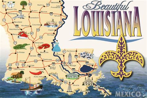 Louisiana State Map Printable | Printable Maps